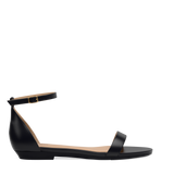 Haley Sandal - Coal Black Leather