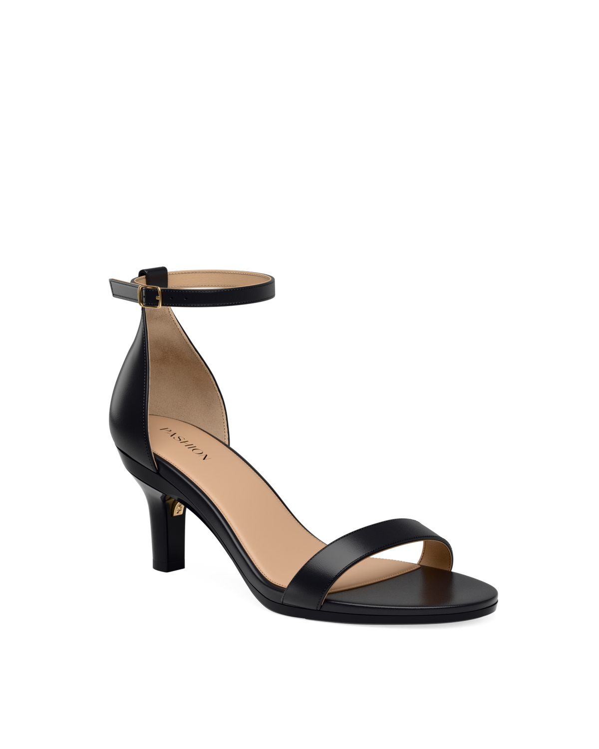 The Pashionista - Coal Black Leather + Stiletto Heel Kit 3 Coal Black