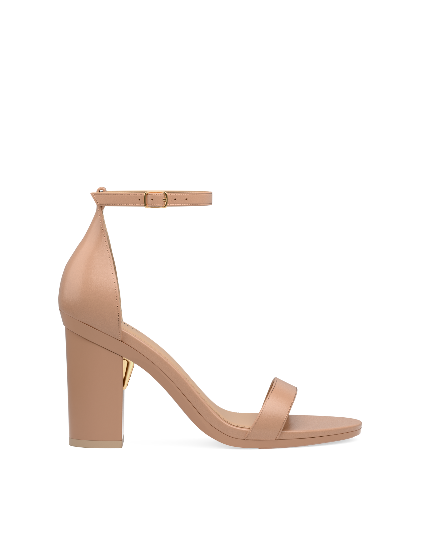 Haley Sandal - Latte Leather 4 Block