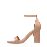 Haley Sandal - Latte Leather 4 Block