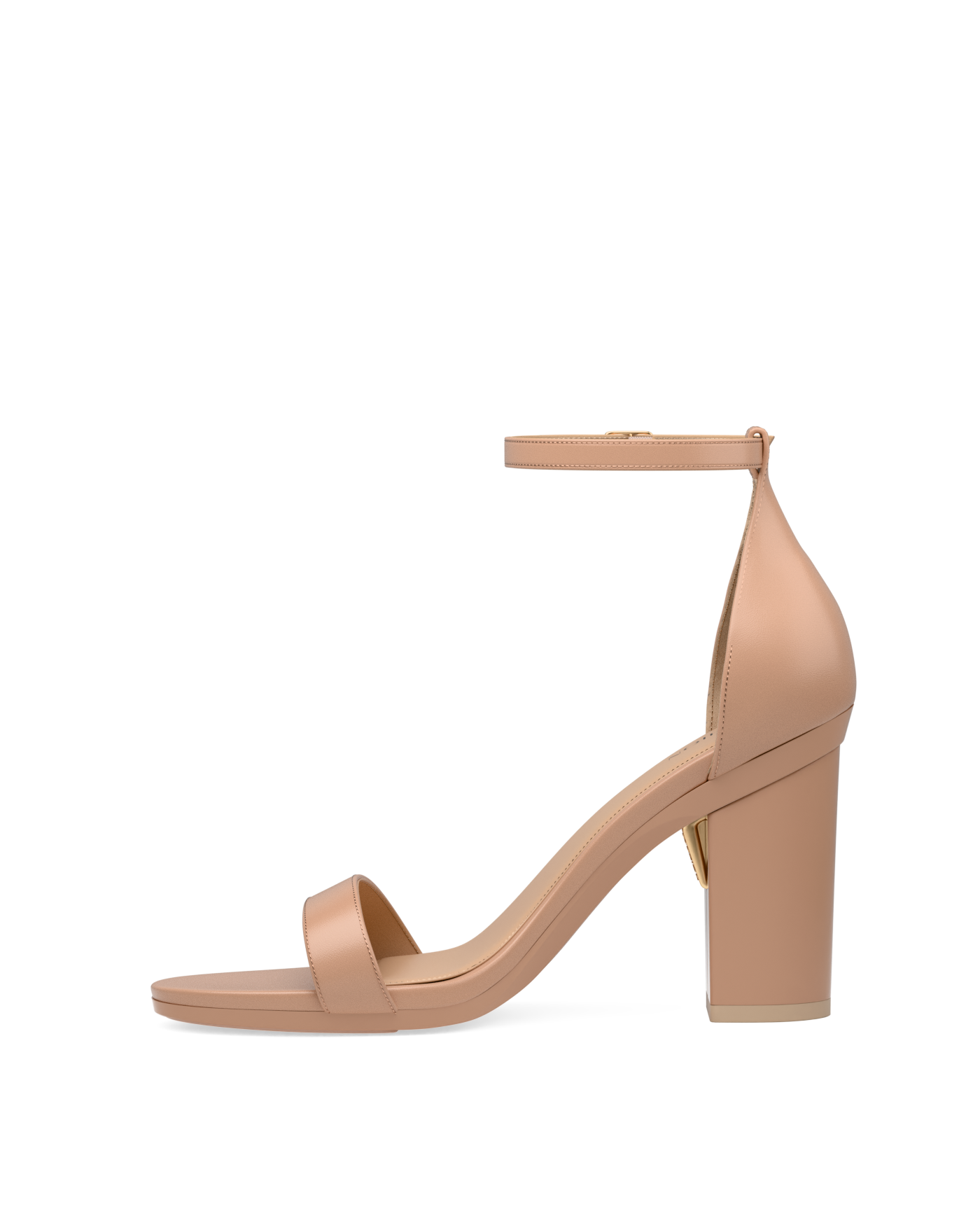 Haley Sandal - Latte Leather 4 Block