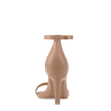 Haley Sandal - Latte Leather 4 Stiletto
