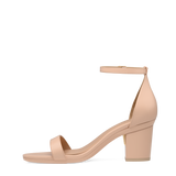 Haley Sandal - Sand Leather + Block Heel Kit 3 Sand