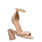Haley Sandal - Sand Leather + Block Heel Kit 4 Sand