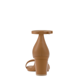 Haley Sandal - Whiskey Leather 3 Block - FINAL SALE