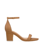 Haley Sandal - Whiskey Leather 3 Block - FINAL SALE