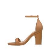 Haley Sandal - Whiskey Leather 4 Block - FINAL SALE