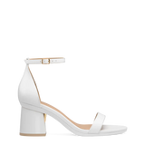 Flare Block Heel Kit 3 White