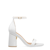 Flare Block Heel Kit 4 White