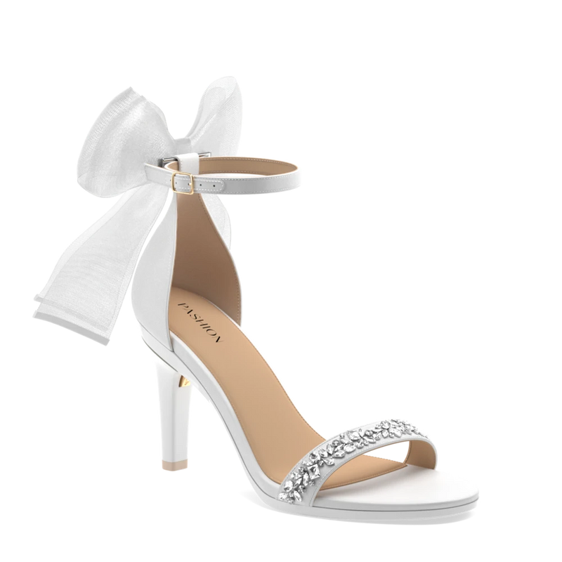 Buy CARRY ME TO THE TOP WHITE HEELS for Women Online in India