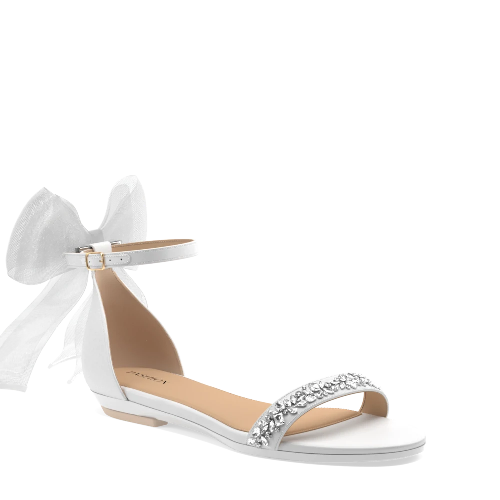 The Pashionista - White Crystal Bow + Stiletto Heel Kit 3 White