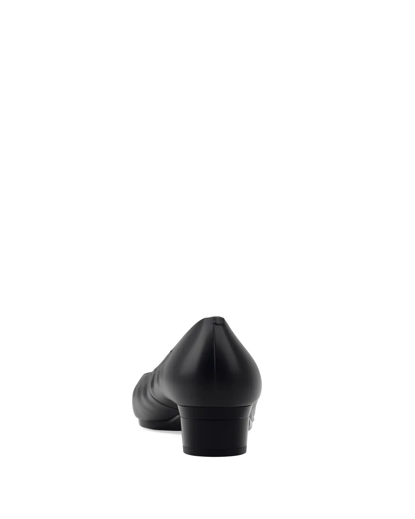 Phoebe Pump - Coal Black Leather