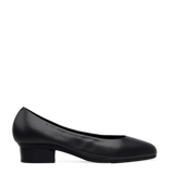 Phoebe Pump - Coal Black Leather