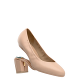Phoebe Pump - Sand Leather 3 Block