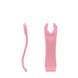 Stelo - Pink, product view. Pashion convertible heels go from heel to flat and are customizable with interchangeable heel kits.