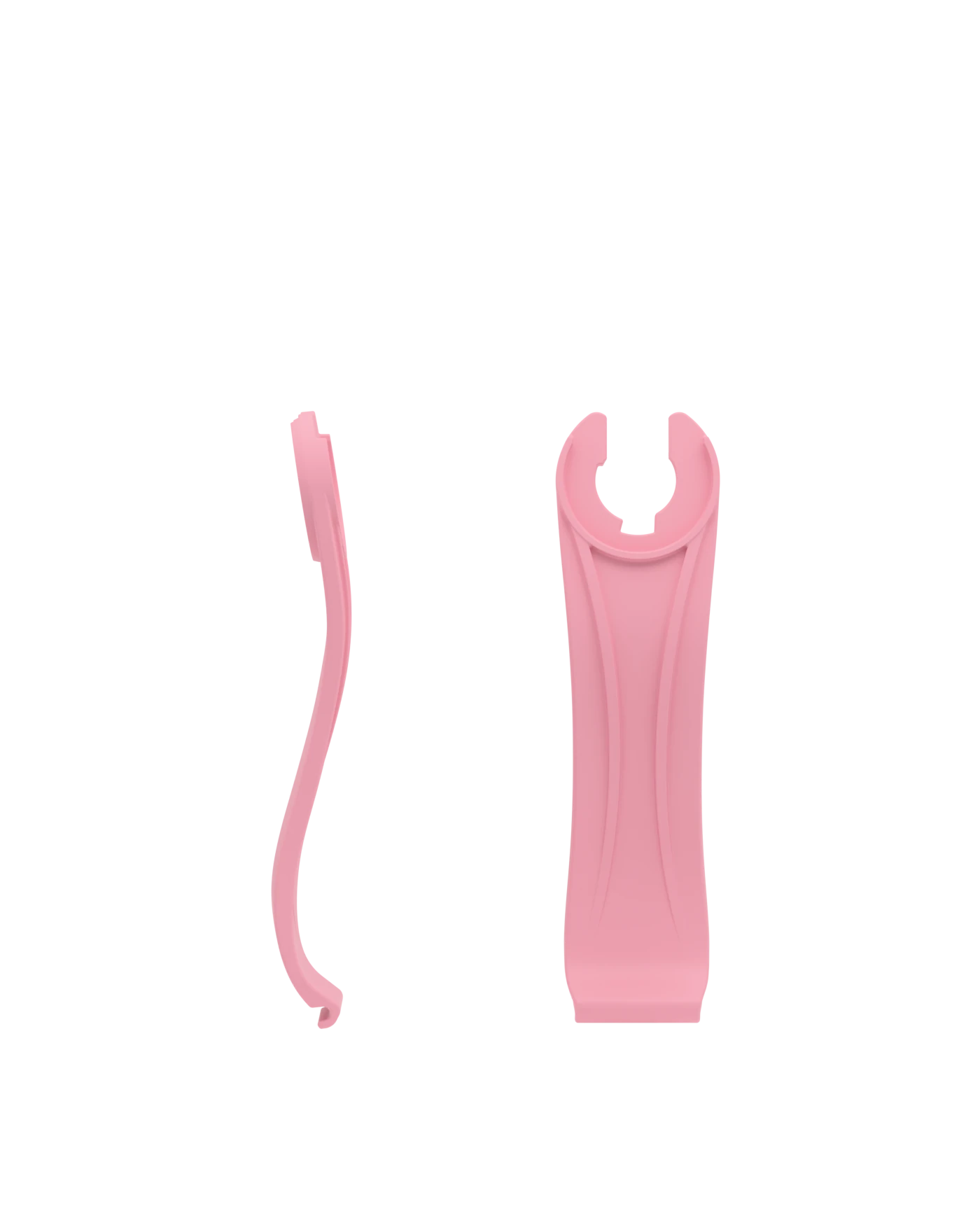 Stelo - Pink, product view. Pashion convertible heels go from heel to flat and are customizable with interchangeable heel kits.