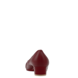 Maeve Pump - Merlot Stretch Leather Flat