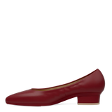 Maeve Pump - Merlot Stretch Leather Flat