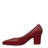 Maeve Pump - Merlot Stretch Leather 3 Block