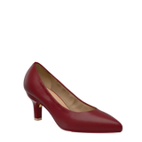 Maeve Pump - Merlot Stretch Leather 3 Stiletto