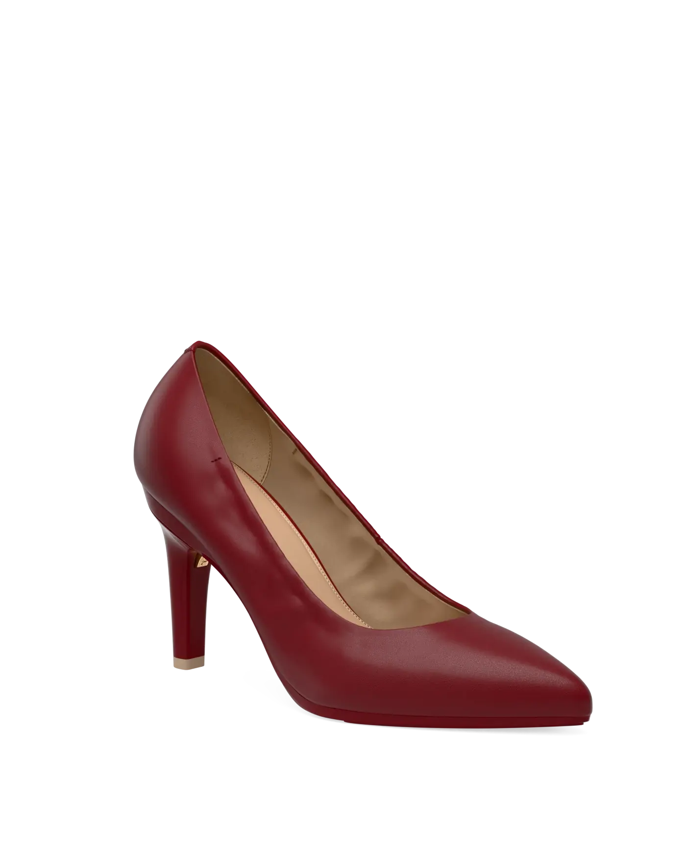 Maeve Pump - Merlot Stretch Leather 4 Stiletto