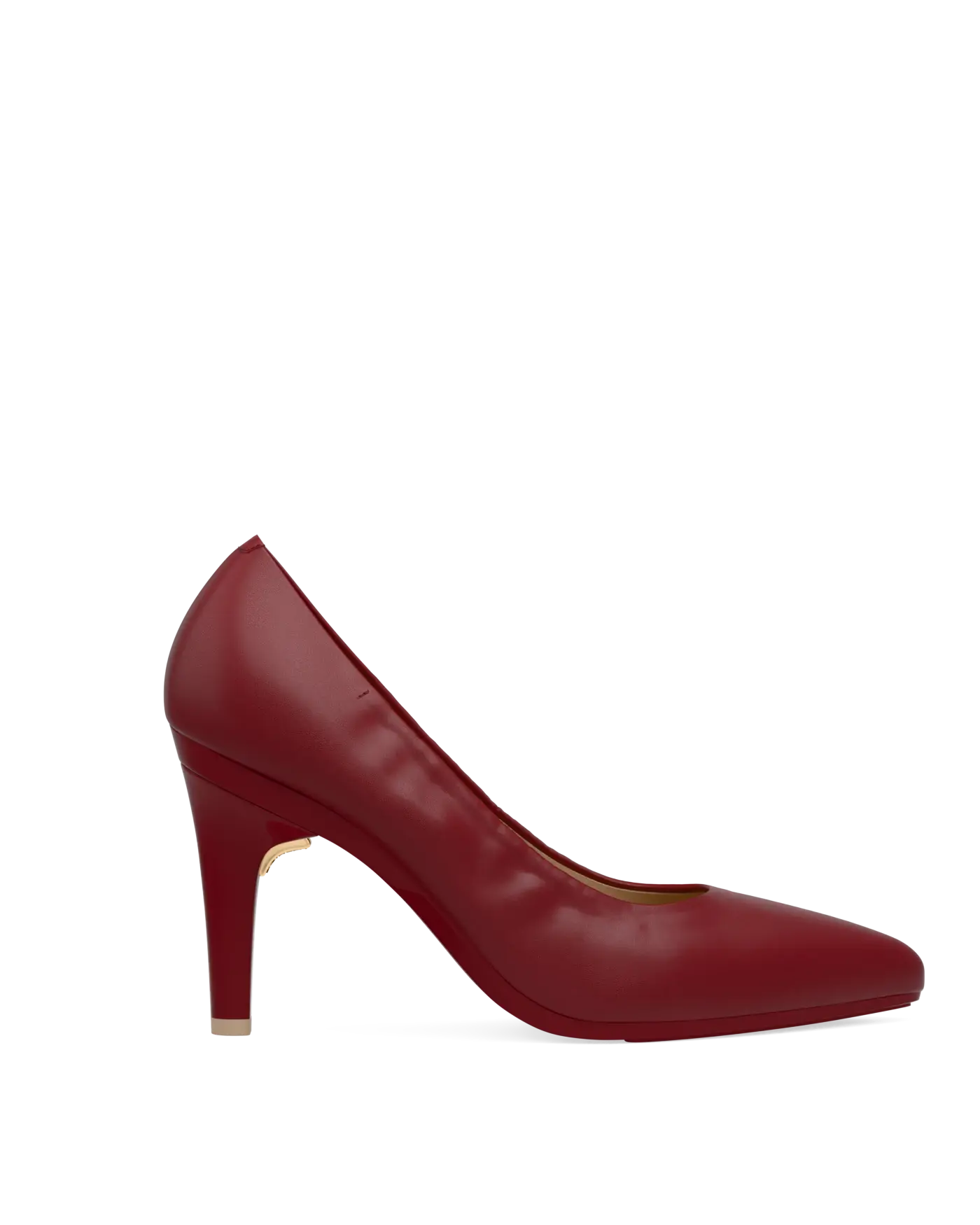 Maeve Pump - Merlot Stretch Leather 4 Stiletto