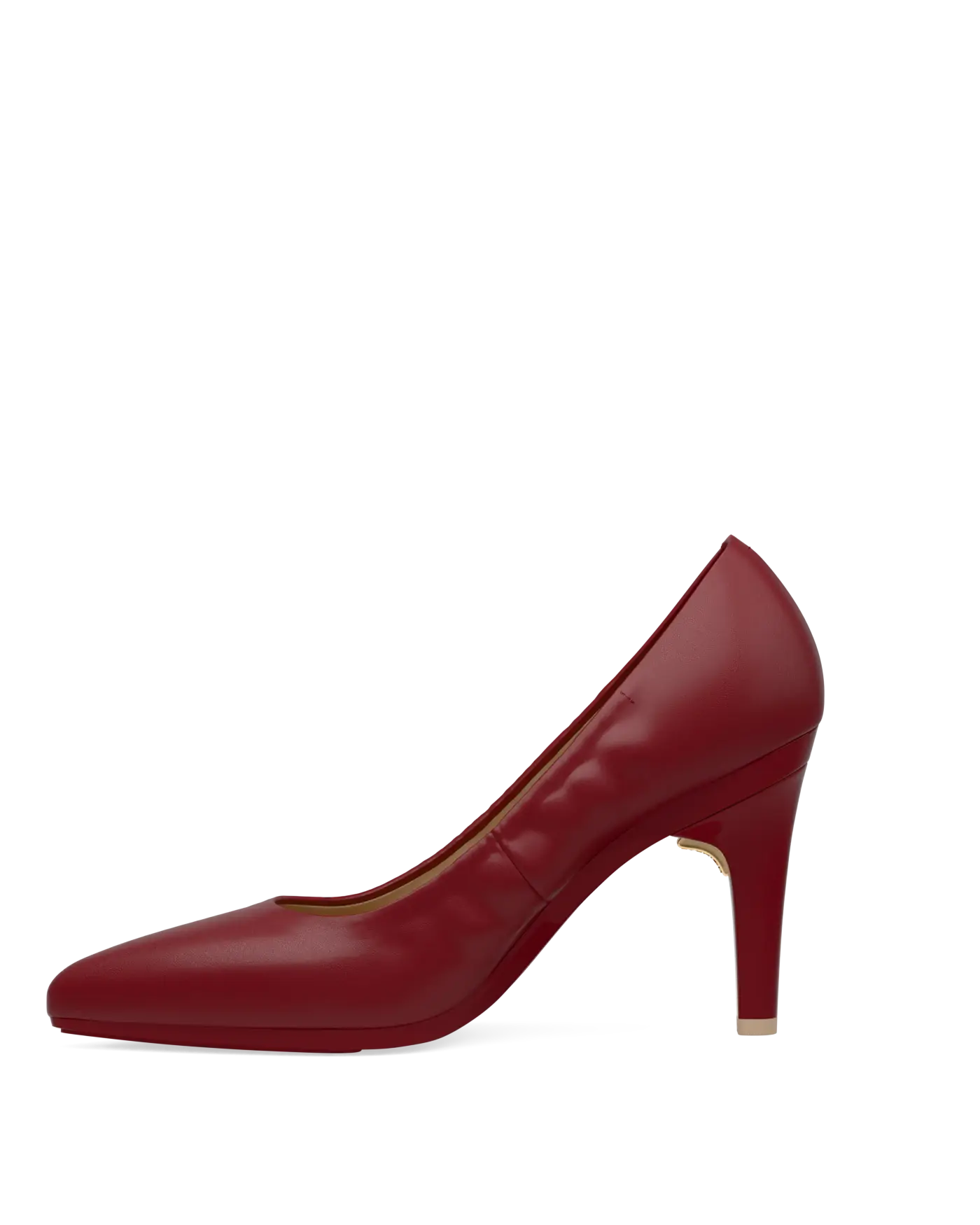 Maeve Pump - Merlot Stretch Leather 4 Stiletto