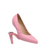 Maeve Pump - Pink Leather 4 Stiletto - Final Sale