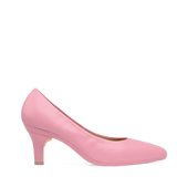 Maeve Pump - Pink Leather 3 Stiletto - Final Sale