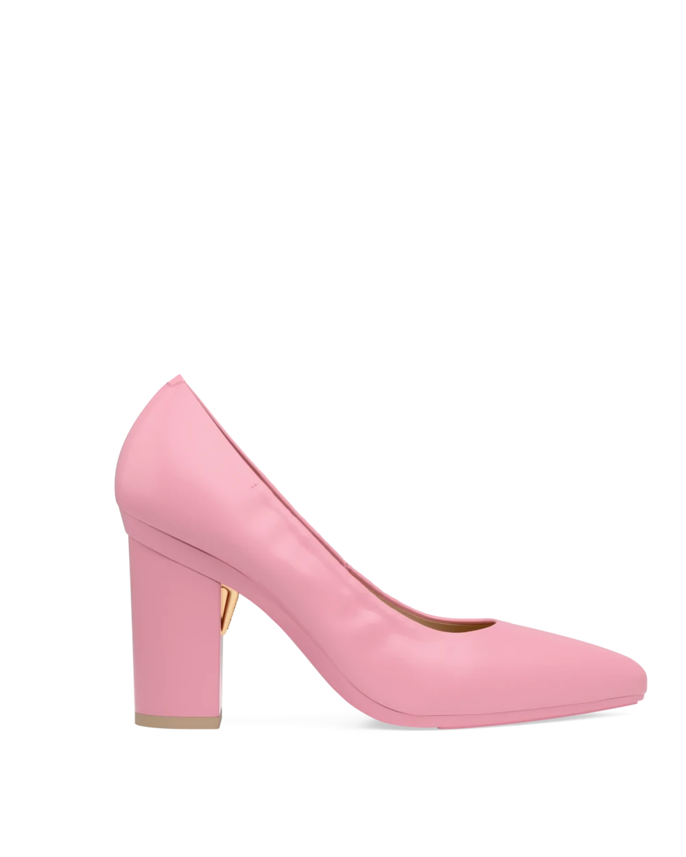 Maeve Pump - Pink Leather 4 Block - Final Sale
