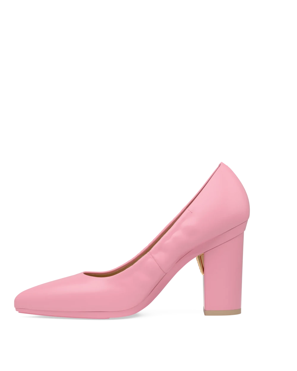 Maeve Pump - Pink Leather 4 Block - Final Sale