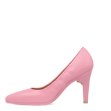 Maeve Pump - Pink Leather 4 Stiletto - Final Sale
