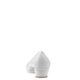 Maeve Pump - White Leather