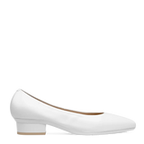 Maeve Pump - White Leather