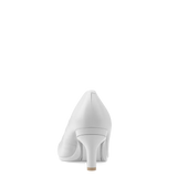 Maeve Pump - White Leather 3 Stiletto