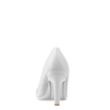 Maeve Pump - White Leather 4 Stiletto