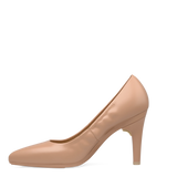 Maeve Pump - Latte Stretch Leather 4 Stiletto