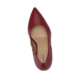 Maeve Pump - Merlot Stretch Leather 4 Block