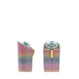 Block Heel Kit 4 Rainbow Rhinestone, 4-inch interchangeable block heel. Pashion convertible heels go from heel to flat and are customizable with interchangeable heel kits.