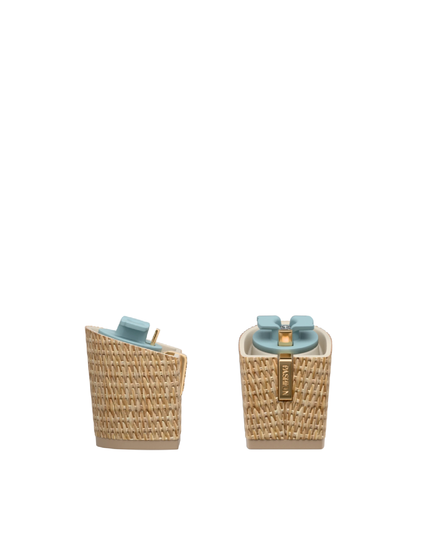 Block Heel Kit 3 Rattan, 3-inch interchangeable block heel. Pashion convertible heels go from heel to flat and are customizable with interchangeable heel kits.