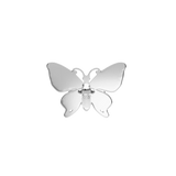 Rhinestone Butterfly Silver Multi Toe Clip - Final Sale