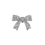 Rhinestone Bow Toe Clip