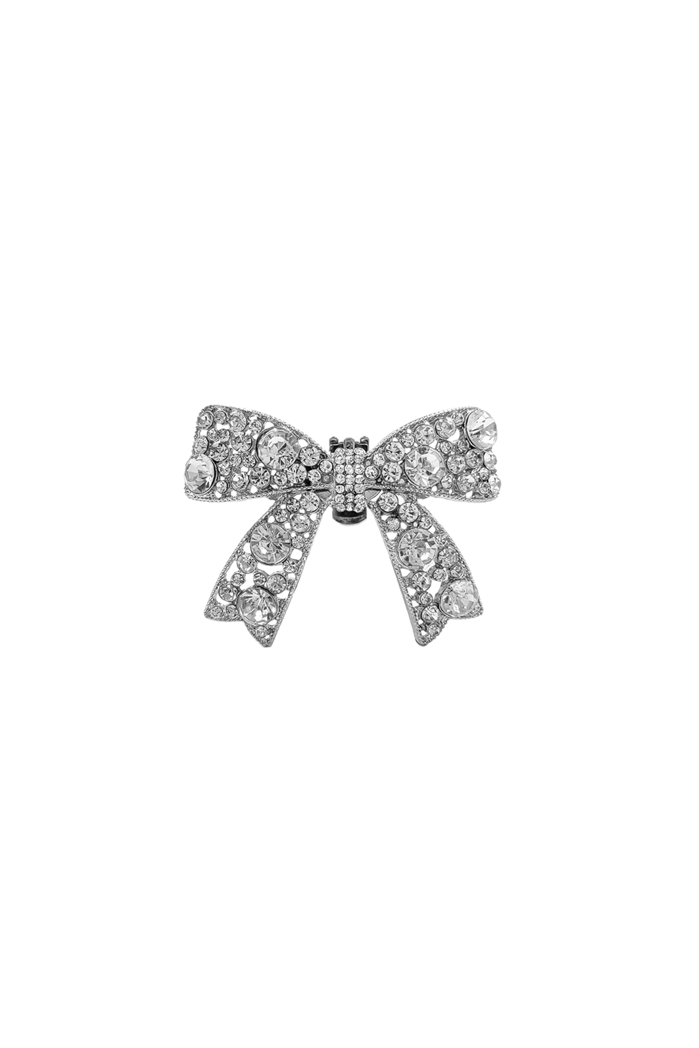 Rhinestone Bow Toe Clip