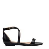 Renee Sandal - Coal Black Leather