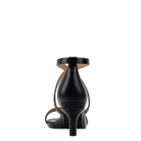 Renee Sandal - Coal Black Leather + Stiletto Heel Kit 3 Coal Black