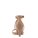 Renee Sandal - Latte Leather + Stiletto Heel Kit 3 Latte