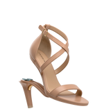 Renee Sandal - Latte Leather + Stiletto Heel Kit 4 Latte