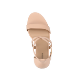 Renee Sandal - Sand Leather + Block Heel Kit 3 Sand