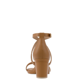 Renee Sandal - Whiskey Leather + Block Heel Kit 3 Whiskey
