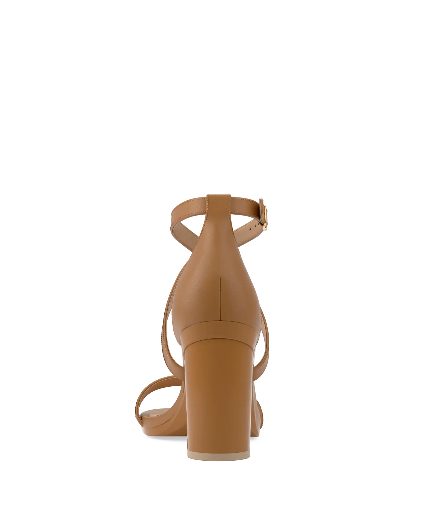 Renee Sandal - Whiskey Leather + Block Heel Kit 4 Whiskey
